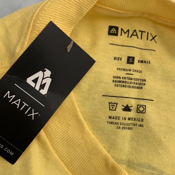 Matix Yellow unisex T-Shirt - Picture 11 of 11